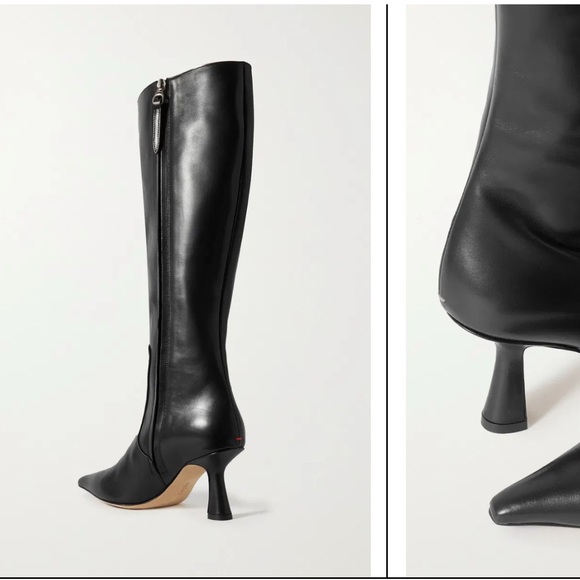 Aeyde Black Esme leather boots - Picture 3 of 8